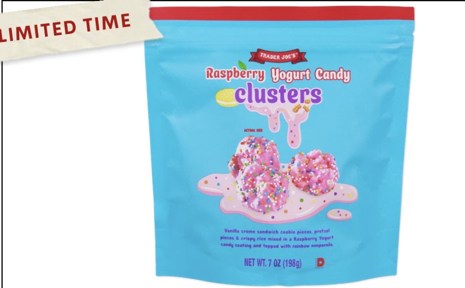 Trader Joes Raspberry Yogurt Candy Clusters