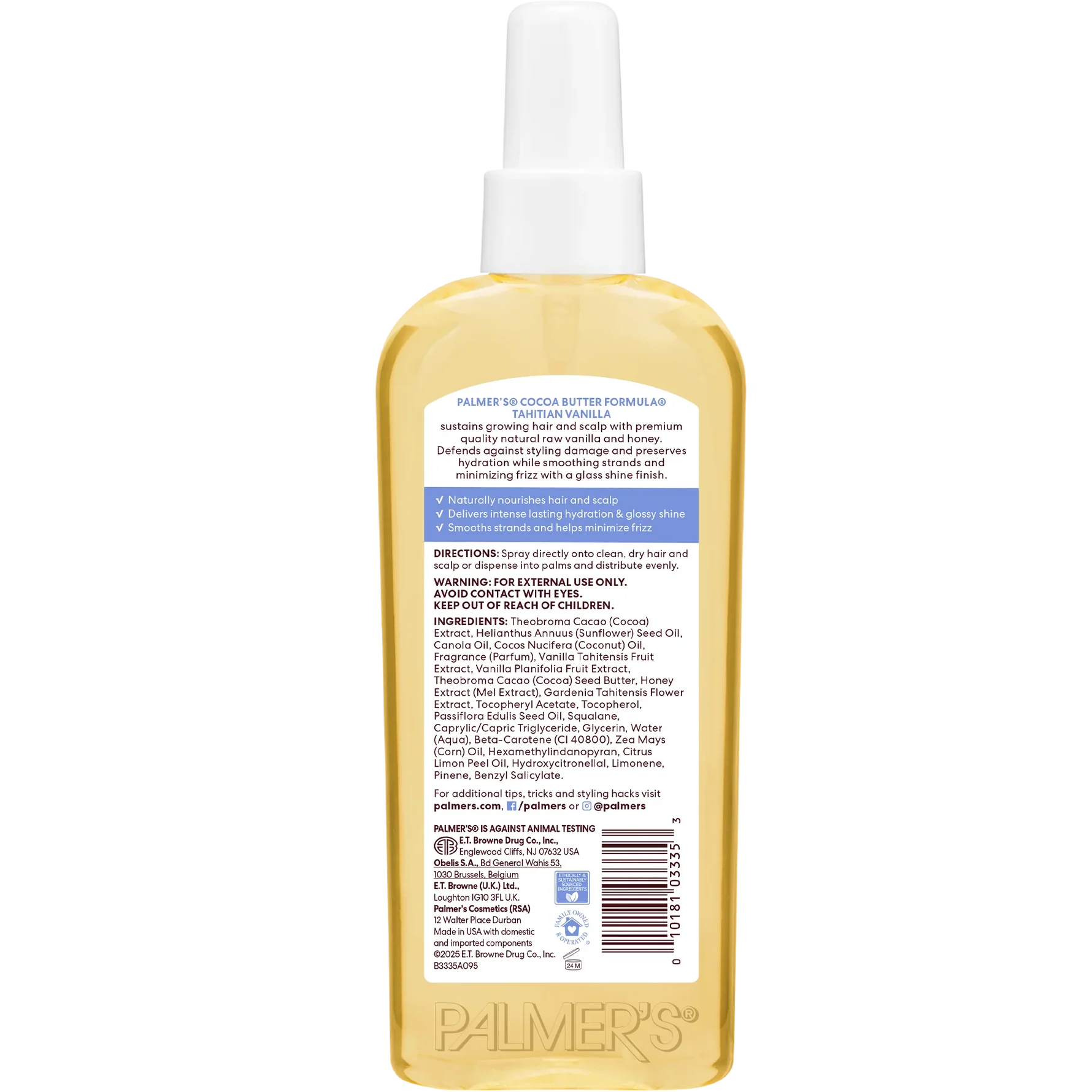 Palmers Tahitian Vanilla Hair & Scalp Oil