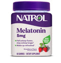 Natrol® 5mg Melatonin Gummies, Sleep Support for Adults, 60cnt Strawberry-Flavored Gummies,