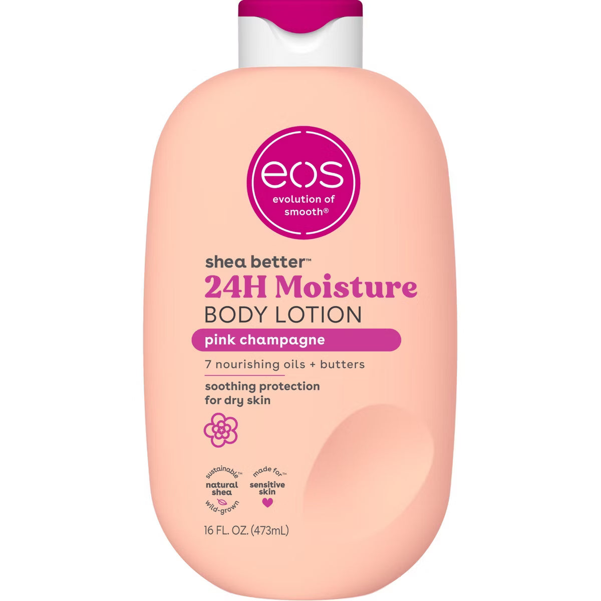 eos Shea Better 24H Moisture Body Lotion - Pink Champagne