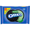 Oreo Mint Creme Chocolate Sandwich Cookies Family Size