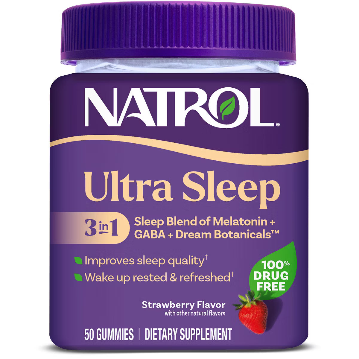 Natrol Ultra Sleep Gummies - Melatonin - 50ct Tub