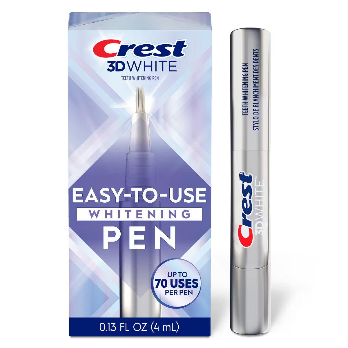 Crest 3DWhite Teeth Whitening Pen Mini - 2ml pen: Contains Hydrogen Peroxide, Whitening Gel