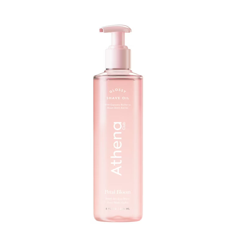 Athena Club Glossy Shave Oil for Women - Shaving Oil - Petal Bloom 236ml