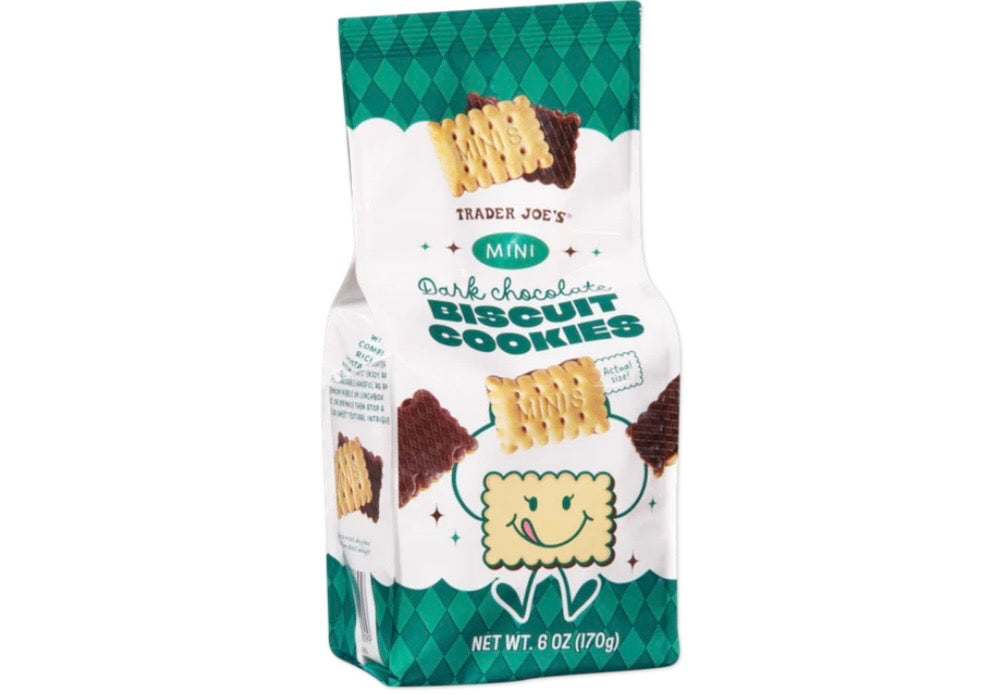 Trader Joe's Mini Dark Chocolate Biscuit Cookies
