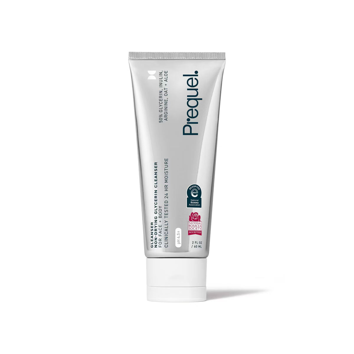 Prequel Skin Gleanser Non-Drying Glycerin Face & Body Cleanser - Travel Size 60ml