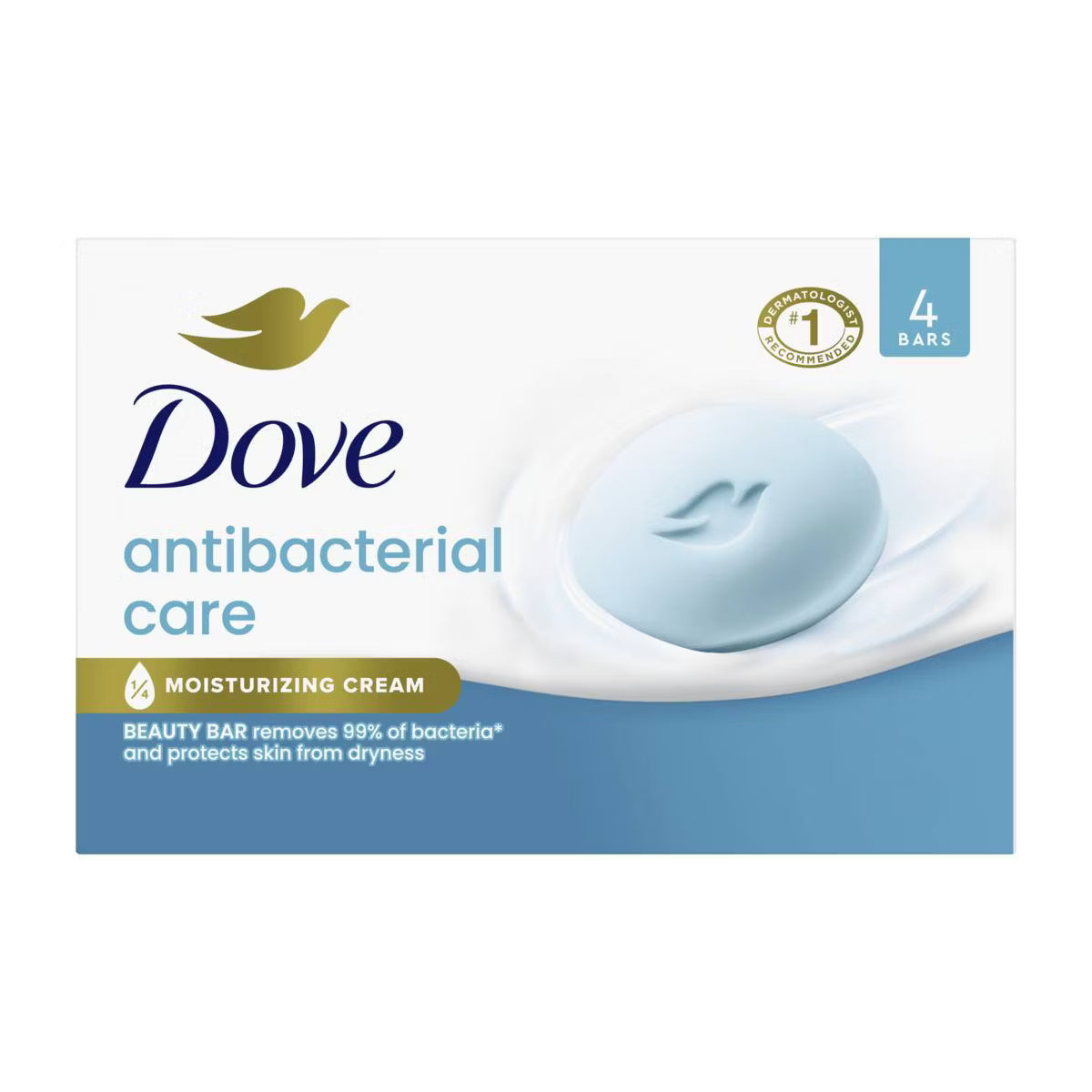 Dove Beauty Antibacterial Beauty Bar Soap