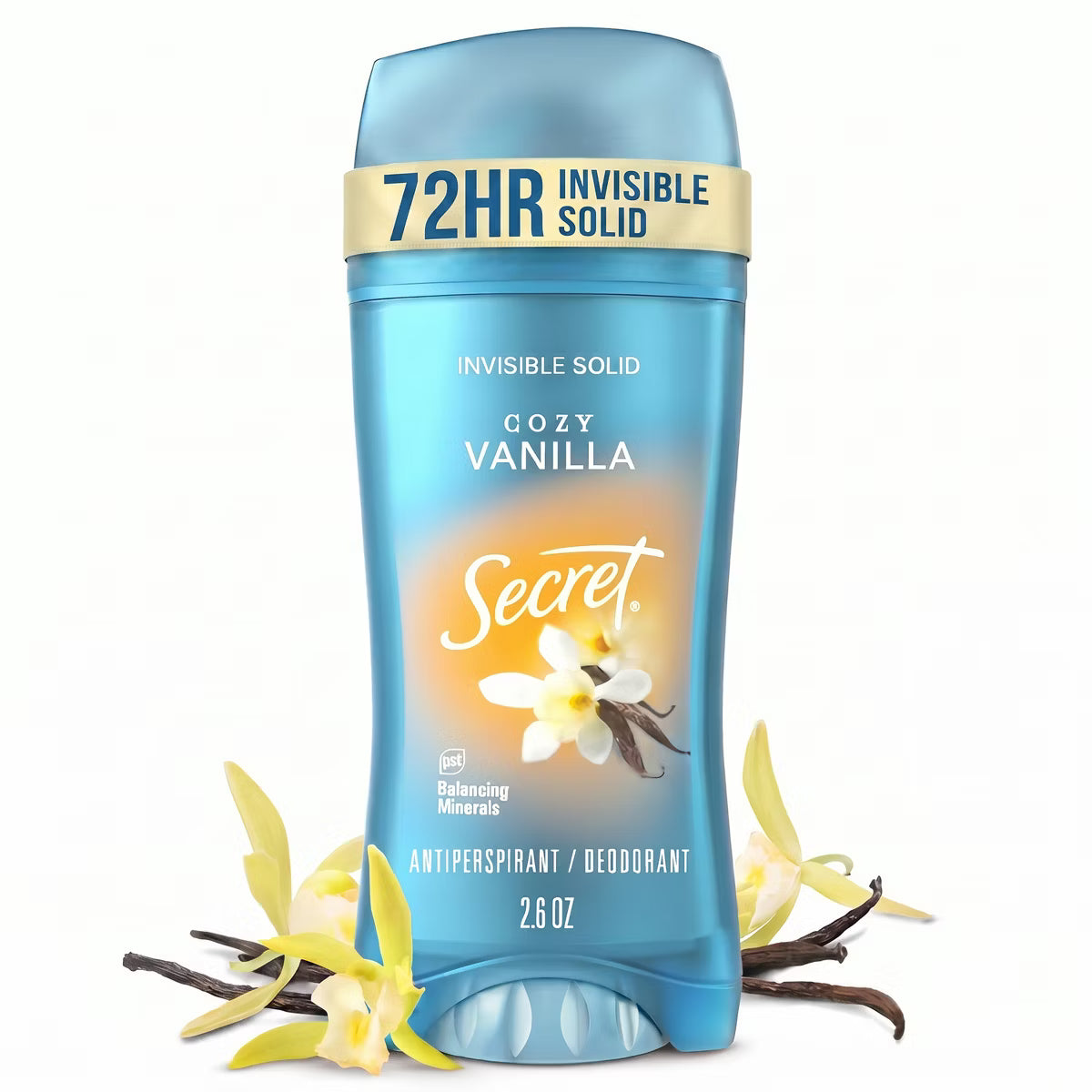 Secret Invisible Solid Antiperspirant & Deodorant -  Cozy Vanilla Scent