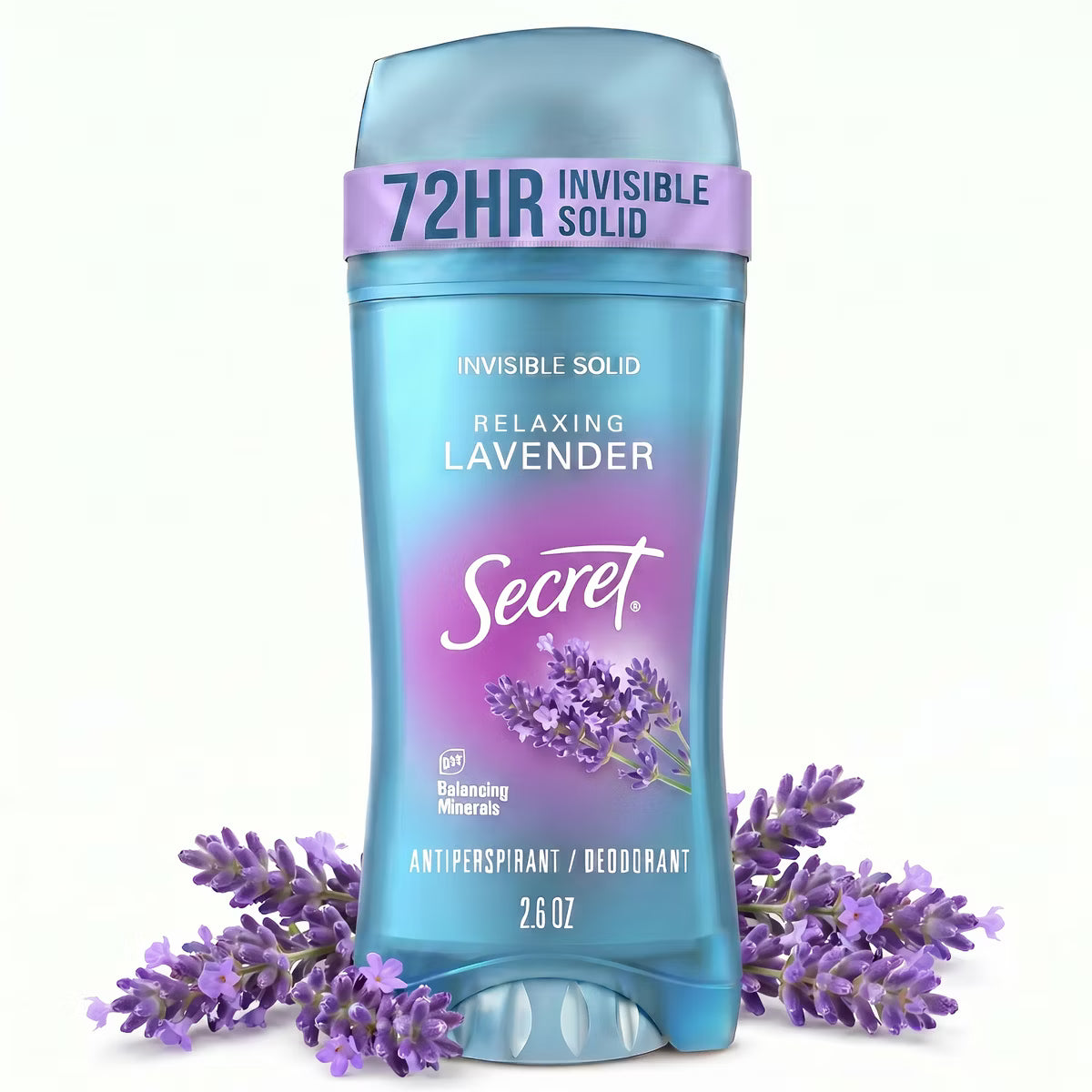 Secret Invisible Solid Antiperspirant & Deodorant - Relaxing Lavender