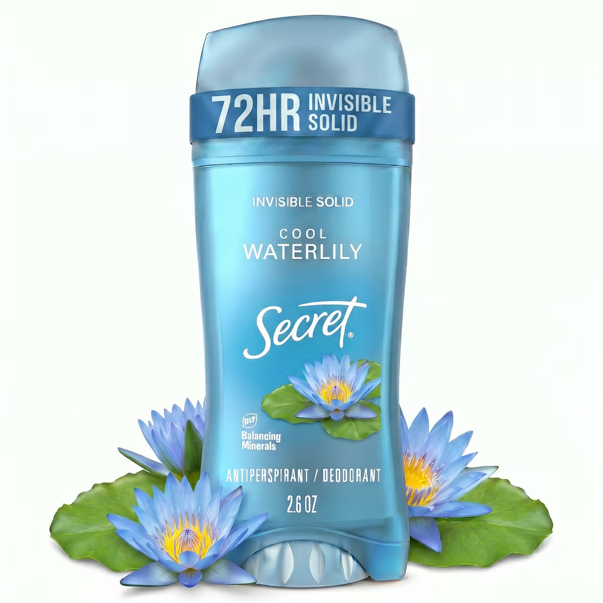 Secret Invisible Solid Antiperspirant & Deodorant - Cool Waterlily Scent