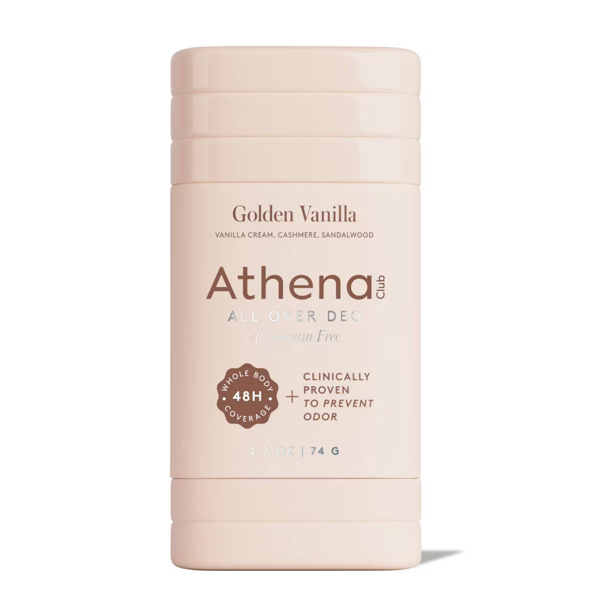 Athena Club All-Over Solid Deodorant - Golden Vanilla