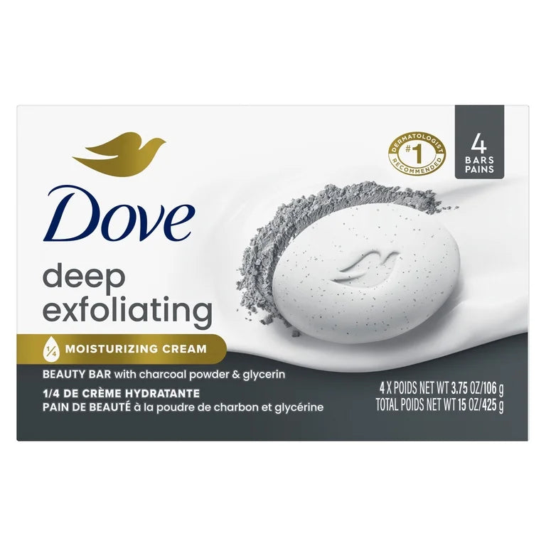 Dove Deep Exfoliating Soap - Charcoal Powder & Glycerin
