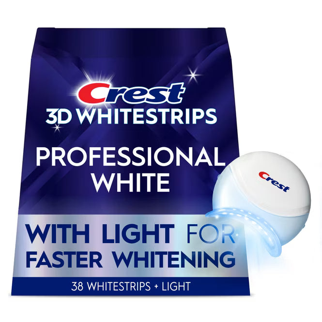 Crest 3D Whitestrips Professional White with Light Teeth Whitening Kit - 19 Treatments
