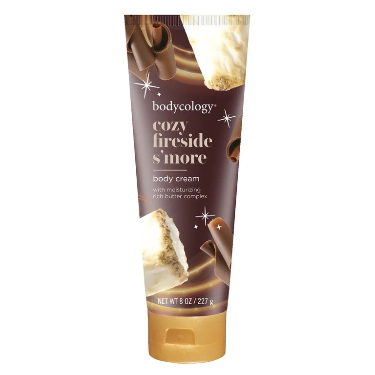 Bodycology Shea Butter Body Cream - Cozy Fireside S'more