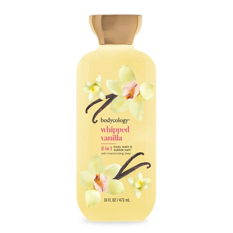 Bodycology 2 in 1 Body Wash & Bubble Bath - Whipped Vanilla