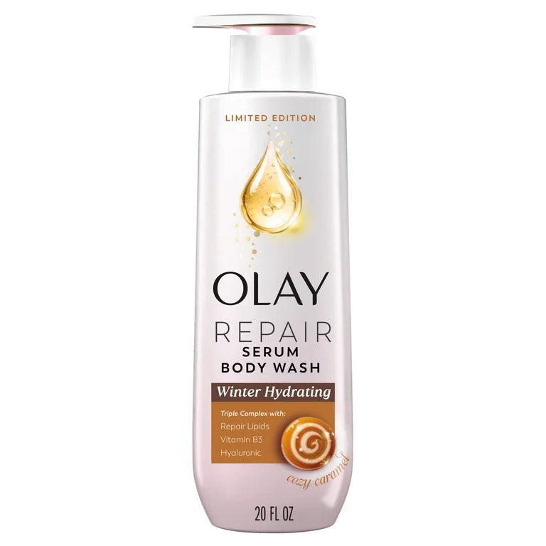 Olay Winter Repair Serum Body Wash - Cozy Caramel