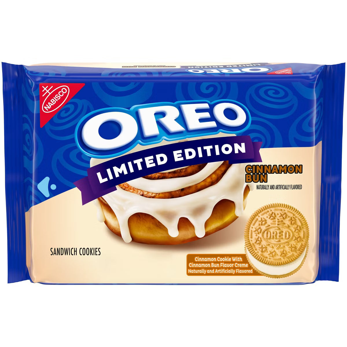 Oreo Cinnamon Bun Cookies